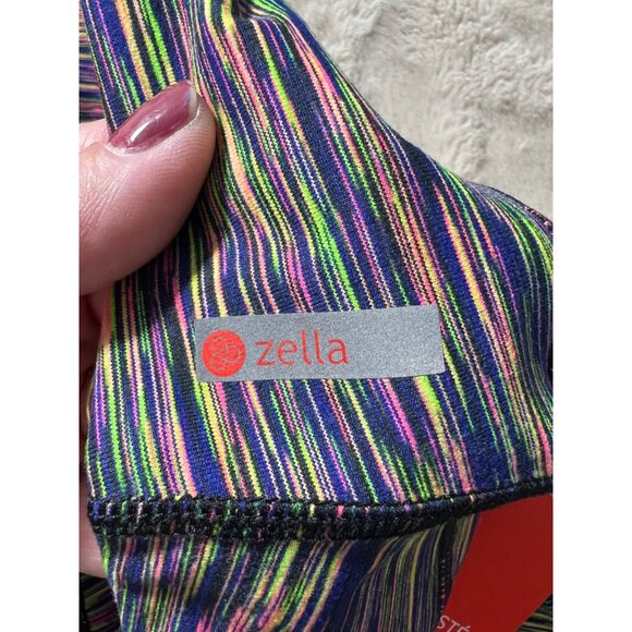 Zella Reversible Slim Fit Live-In Leggings Zel Tek Ultimate Stretch Multicolor S - Picture 5 of 8